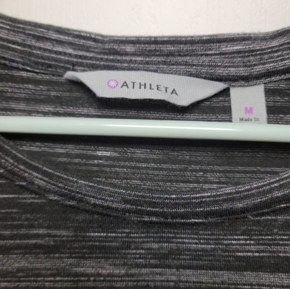 Athleta Downtown Midi Ruched T-Shirt Dress Size Medium - Picture 10 of 11